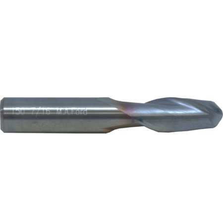 M.A. FORD Tuffcut Gp 2 Flute Ball Nose End Mill, 20.0Mm 15078740C